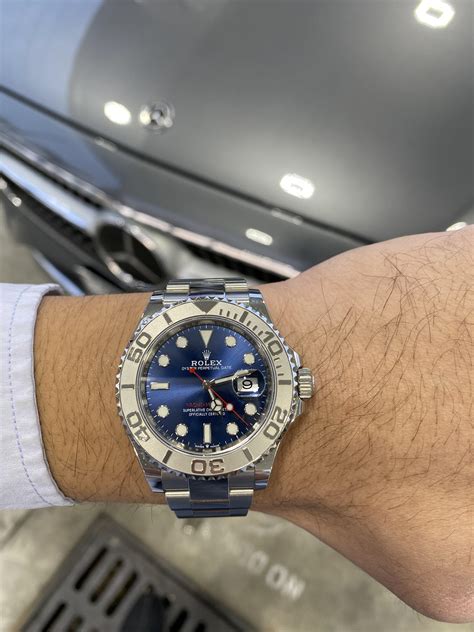 rolex yacht master 40 look alike|rolex yachtmaster blue dial 40mm.